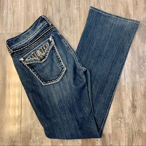 Miss Me Bootcut Jeans, JE6046B2X, Size 31.